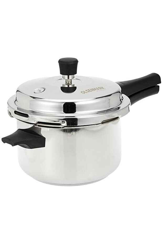 Olsenmark Stainless Steel Pressure Cooker, 5 Liter Capacity