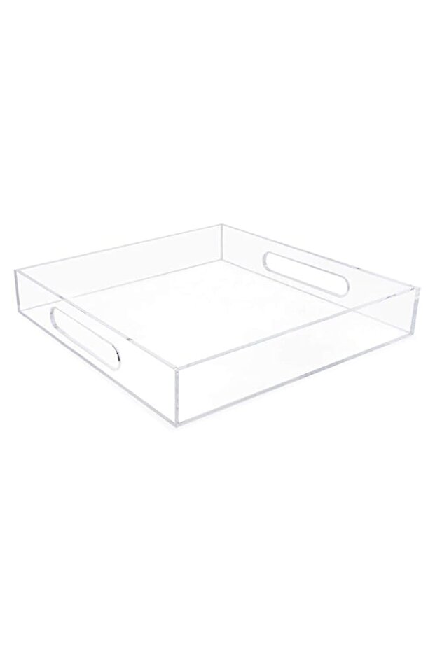Isaac Jacobs (12x12, Clear) - Acrylic Tray (12x12, Clear)