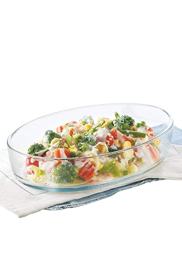 Borosil Glass Baking Dish, 1.6 L, Transparent, 1 Piece