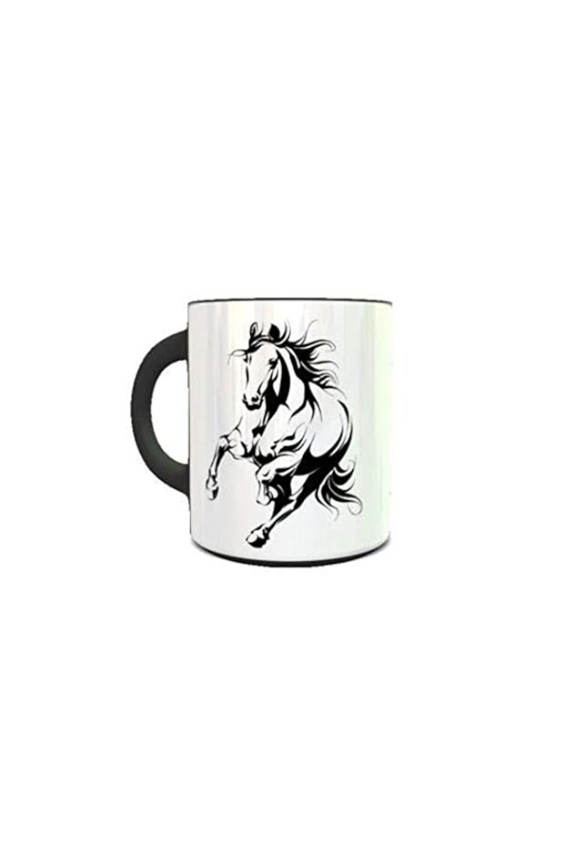 imPRESS Color Changing Coffee Mug with Horse Silhoutte Design