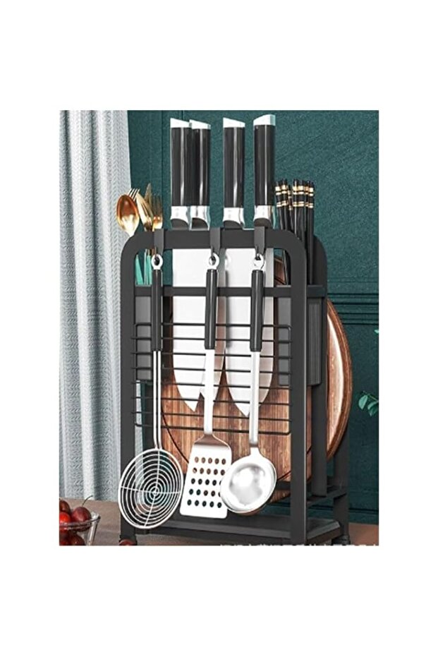 KEKE Stainless Steel Multi Purpose Knife Storage Rack with U-Shape Design