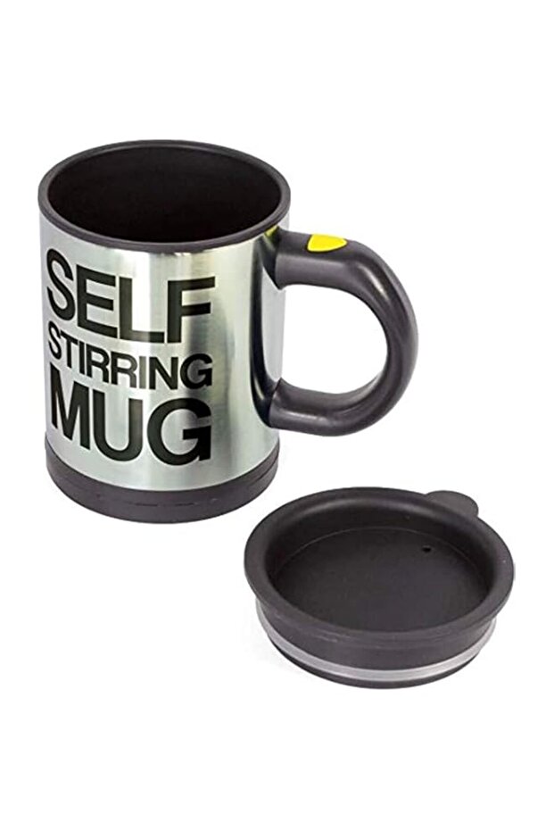 Self stirring mug
