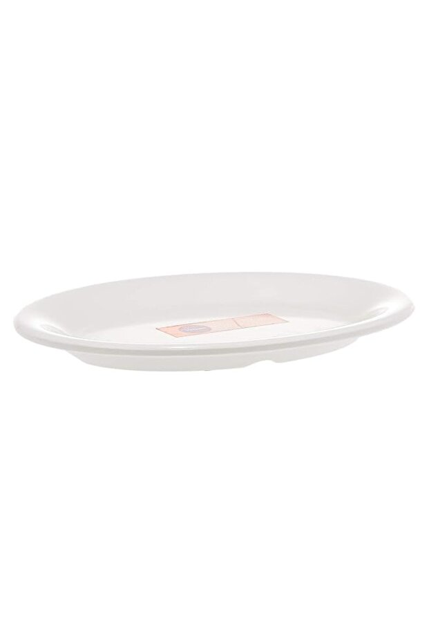 Verona Melamine Oval Platter - 24 Cm - White