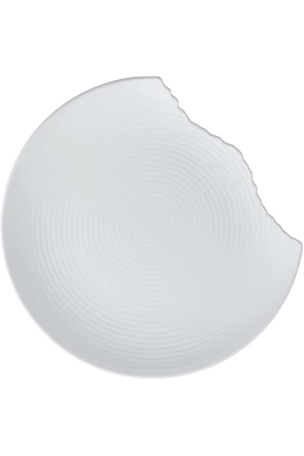 Servewell Melamine Horeca White Crest Plate 9" Fade-Resistant Dishware