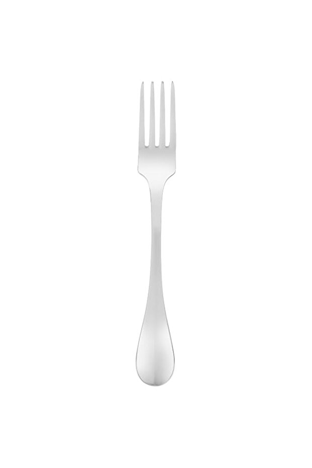 Wnk Baguette Large Table Fork Set - 12 Pieces - Silver