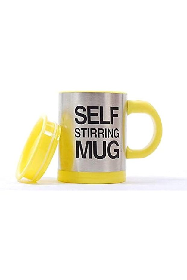 Automatic Electric Self Stirring Mug Coffee Mixing Drinking Cup Stainless Steel