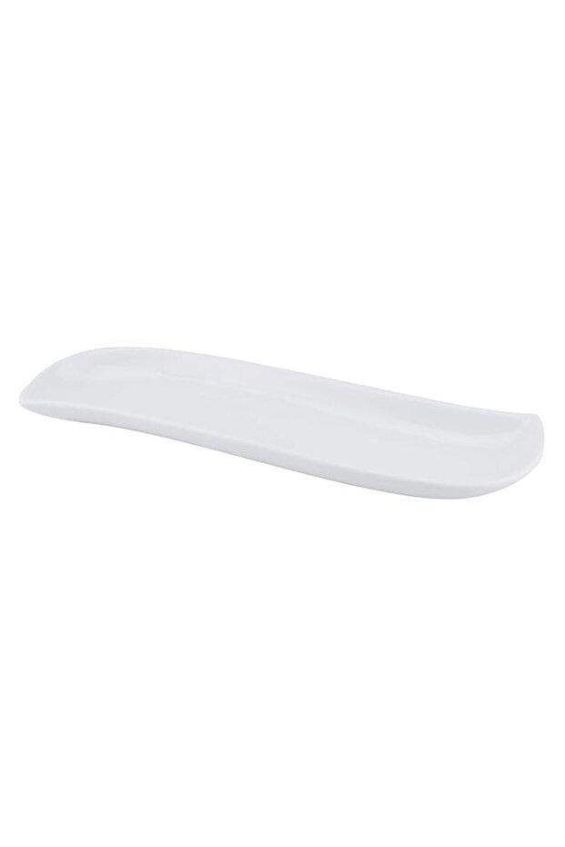 Shallow Porcelain Serving Plate, White, 31Cm, Dd2493