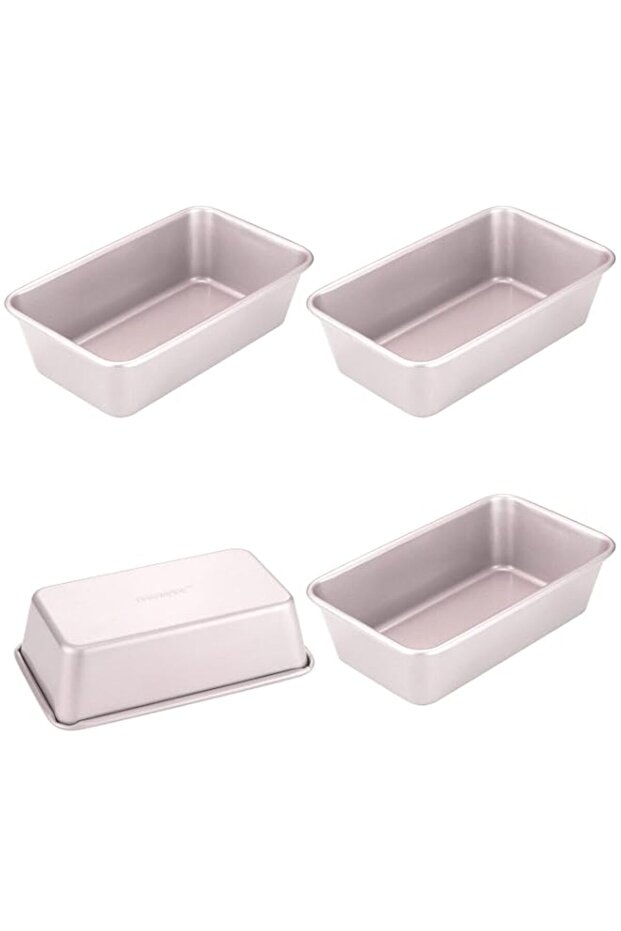 CHEFMADE Wk9023-4 Non-Stick Mini Loaf Pan (4 Pieces)
