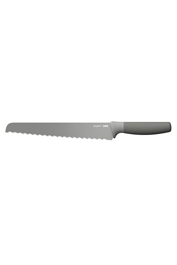 BergHOFF Leo Balance Non-Stick Bread Knife, 23 cm Size, Grey