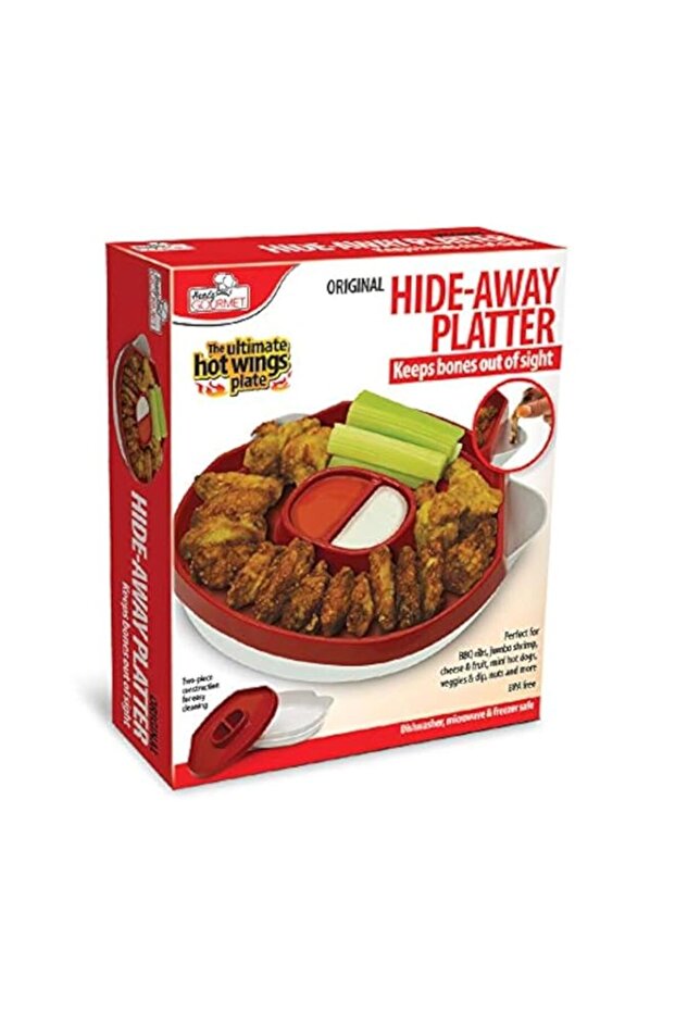 Handy Gourmet Hide Away Platter - Red