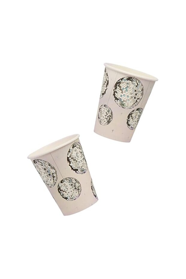 Shiny Disco Party Paper Drink Cups 9oz