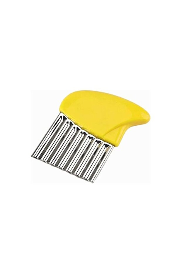 Stainless Steel Potato Cutter Yellow