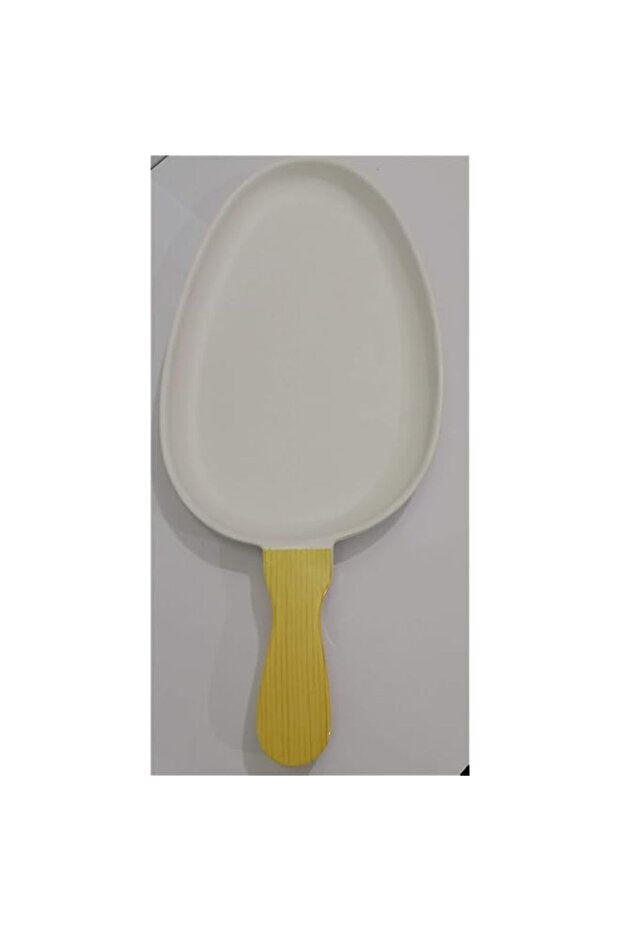 Harmony Melamine Horeca Oval Shape Plate With Handle White