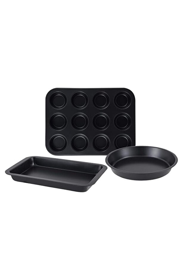 BERGNER ORION 3PC BAKEWARE SET, CARBON STEEL, BG37141DGY