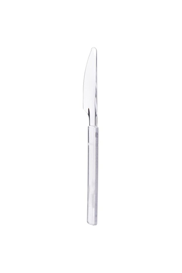 Hotpack Super Heavy Duty Plastic Clear Knives, 50 Pieces