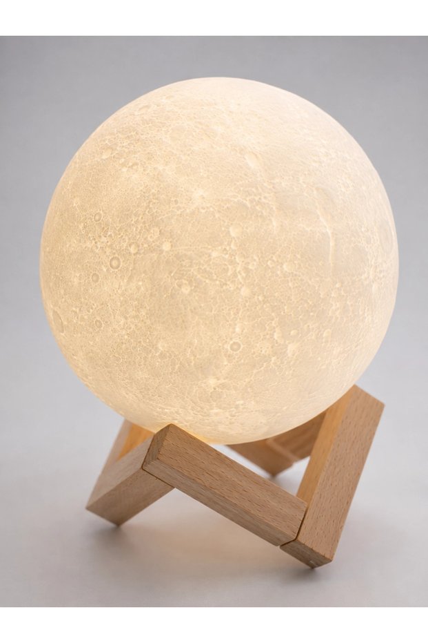 Decorative 3D Moon Light Table Lamp Gift Atmosphere Lighting