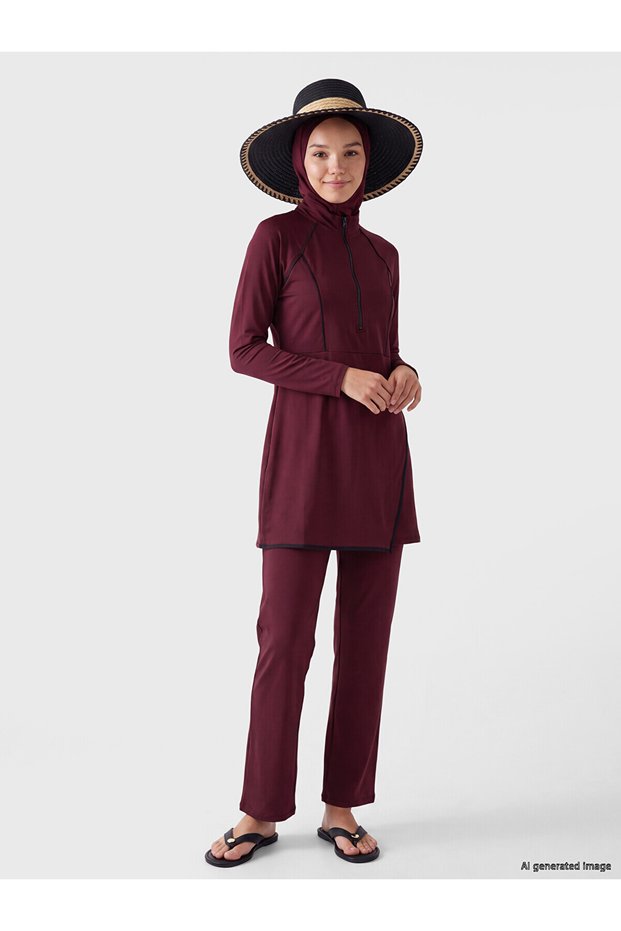 Alita city women's high neck hijab swimsuit set with a difference