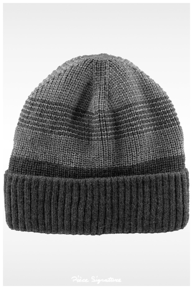 Warm Winter, Fleece-lined Knitted Beanie with Miflon inside