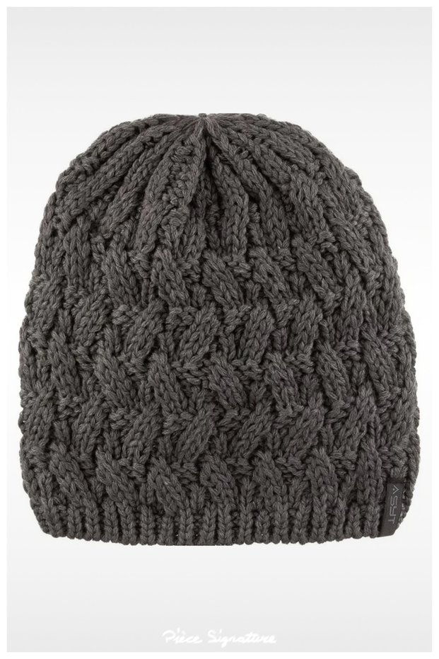 Warm Winter, Double Layer Knitted Beanie with Miflon Fleece Inside (Unisex, For Women and Men)