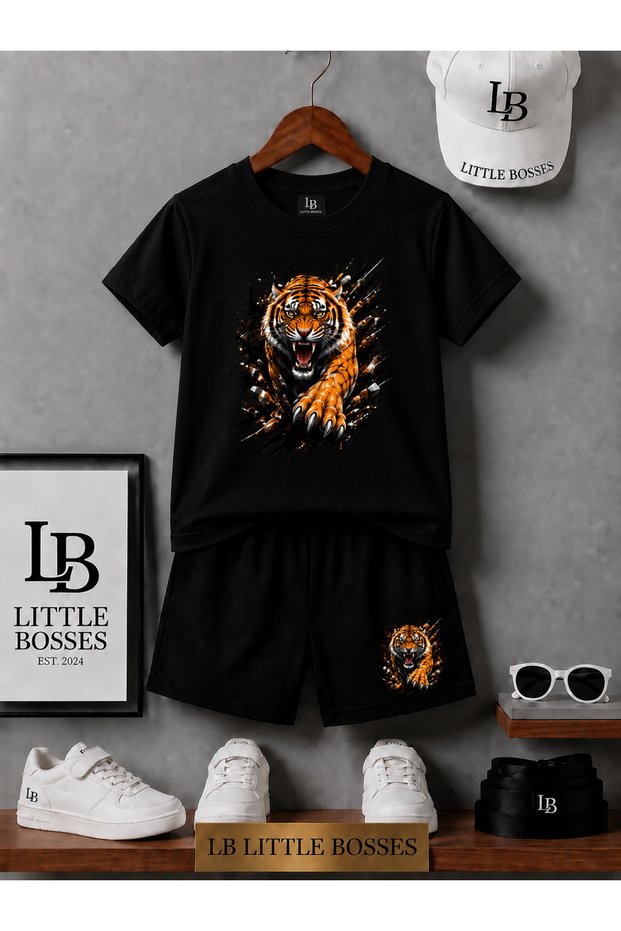 Unisex Top and Bottom Set (Tiger)