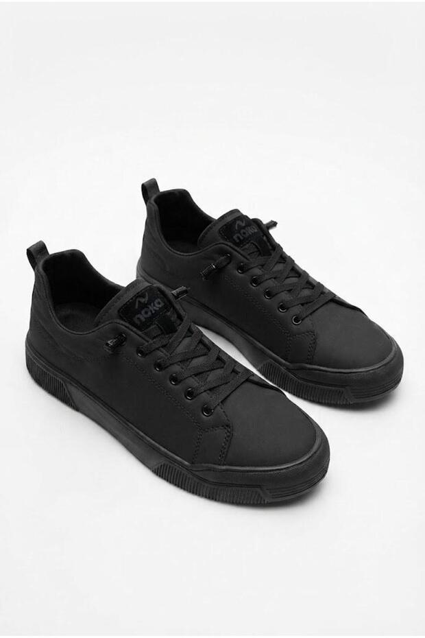 Noka North Comfortable Rubber Lace-Up Sneaker Linen Men's Shoes