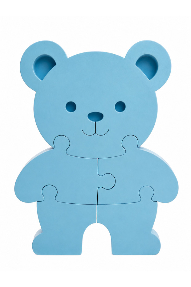 Cute Bear 3D Printing Puzzle – 5 Piece Educational Kids Puzzle (Ages 3+)