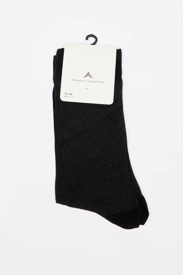 Men's Black Single Socks