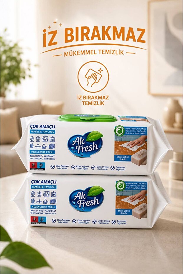 Multi-Purpose Cleaning Towel White Soap Scented 96 Sheets Wet Cleaning Cloth