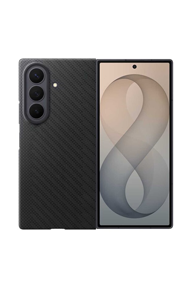 Galaxy Z Fold8 Ultra Carbon Magnet Case, Black