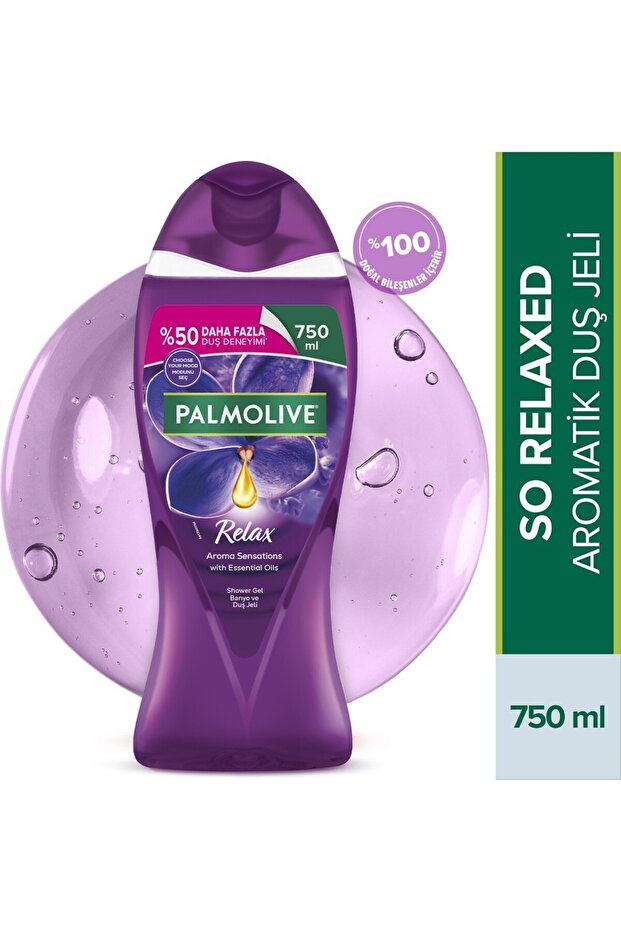 So Relaxed Aromatic Shower Gel 750 ml X 2 Relaxing Fragrance with Lavender and Ylang Ylang