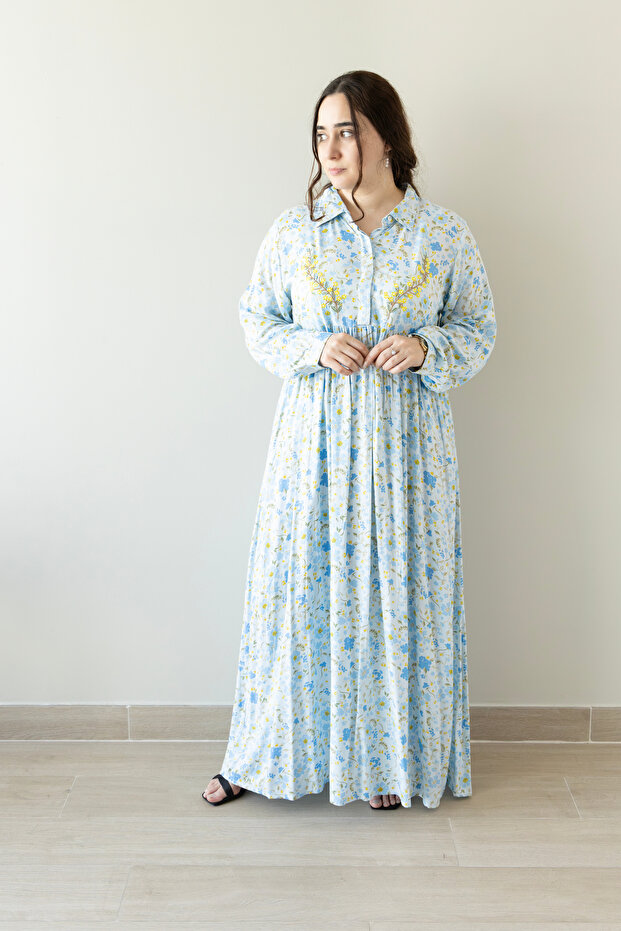 Print Tiered maxi Dress