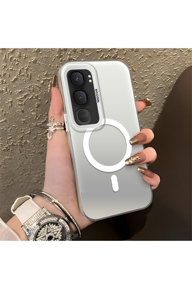 Vivo Y31/Y21D Compatible Minimal Printed Ring-Looking Hard Case, Does Not Have Magnetic Features