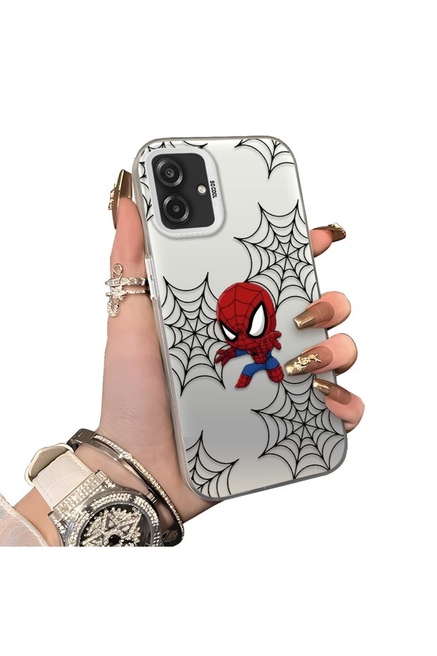 Samsung Galaxy A07 4g Compatible Hard Acrylic Back Silicone Edge Lens Protection Double Case