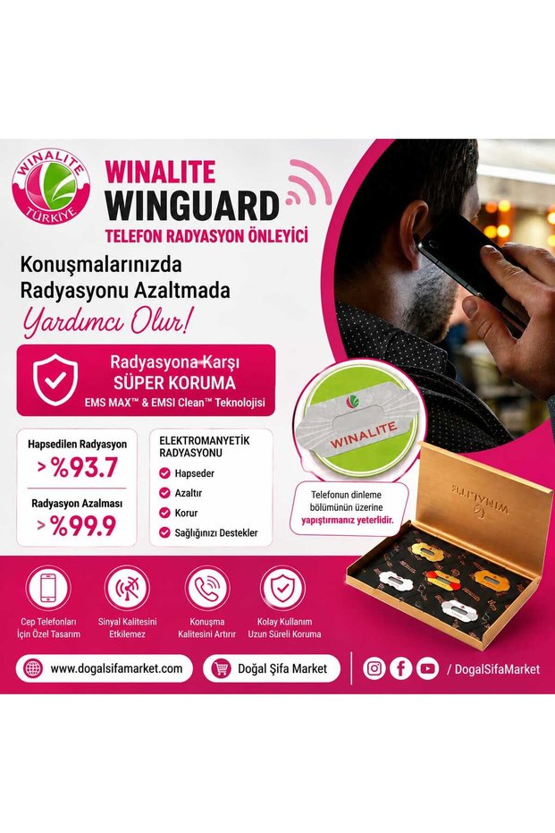 Winguard Emf Protective Phone Radiation Reducer Single