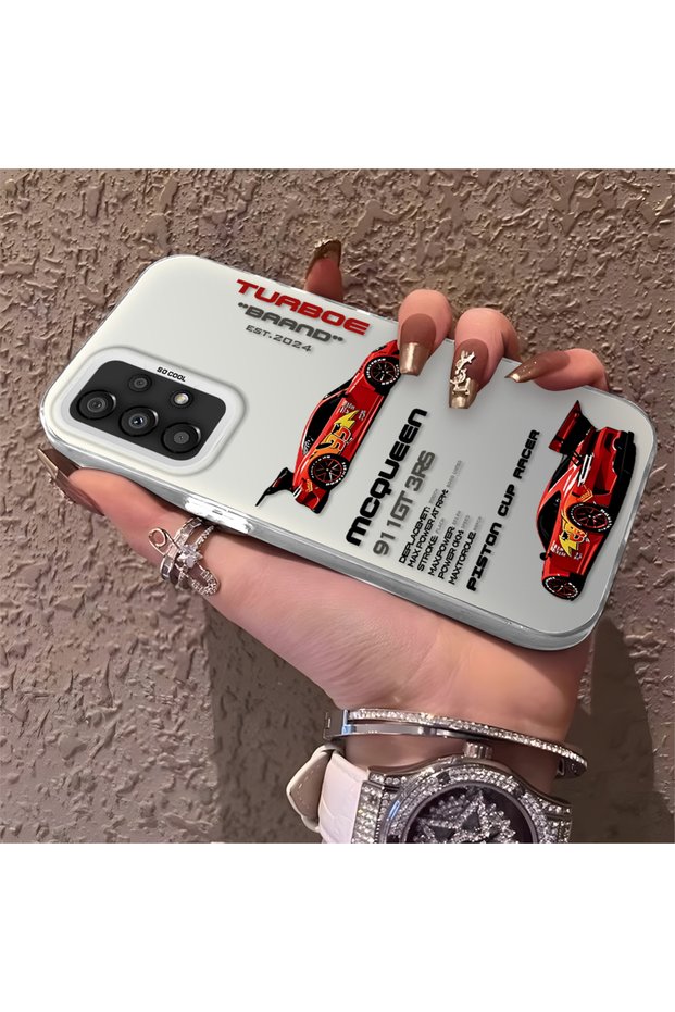 Samsung Galaxy A33 Compatible Daily Use Compatible Trend Racing Car Case, Protective Cover