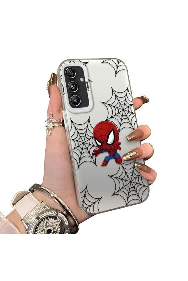 Samsung Galaxy M34 Compatible Hard Acrylic Back Silicone Edge Lens Protection Double Case