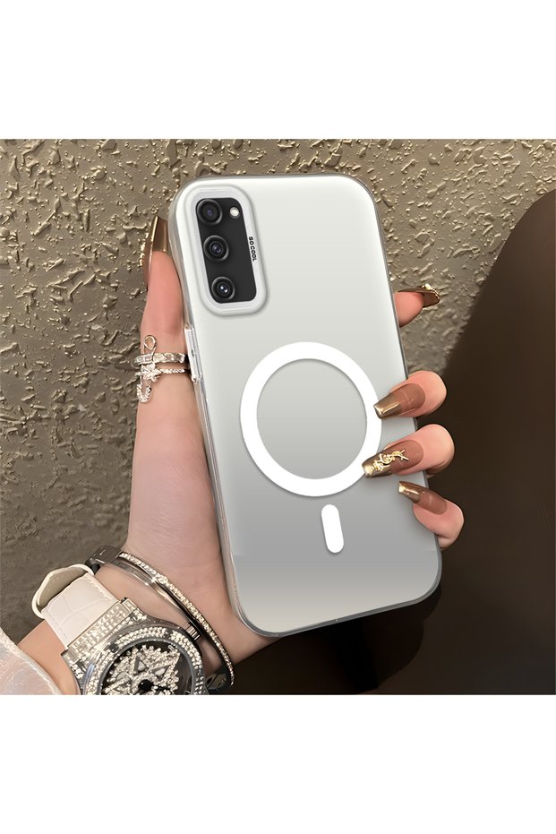 Samsung Galaxy S20 Fe 4G/5G Compatible Minimal Printed Ring View Case, Does Not Have Magnetic Features