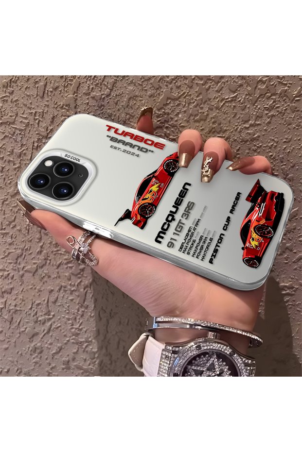 iPhone 11 Pro Max Compatible Daily Use Compatible Trend Racing Car Case, Protective Cover