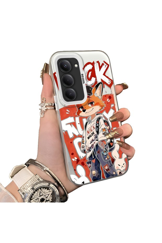 Xiaomi Redmi 15 5g Compatible Hard Acrylic Back Silicone Edge Lens Protection Double Case