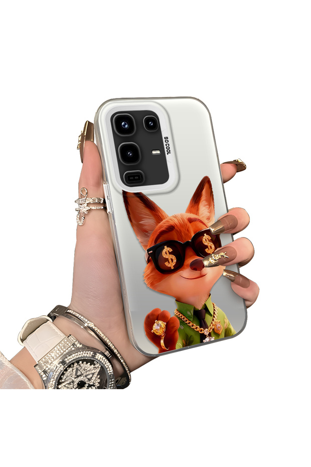 حافظة مزدوجة متوافقة مع هاتف Infinix Note 50 مصنوعة من الأكريليك الصلب وحافة سيليكون لحماية العدسة