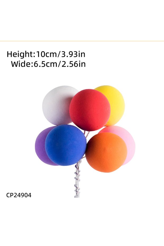 Size as show Balloon Circus Theme Cake Topper Clown, Acrobatic Lion, Elephant, Sea Lion, Magician Be