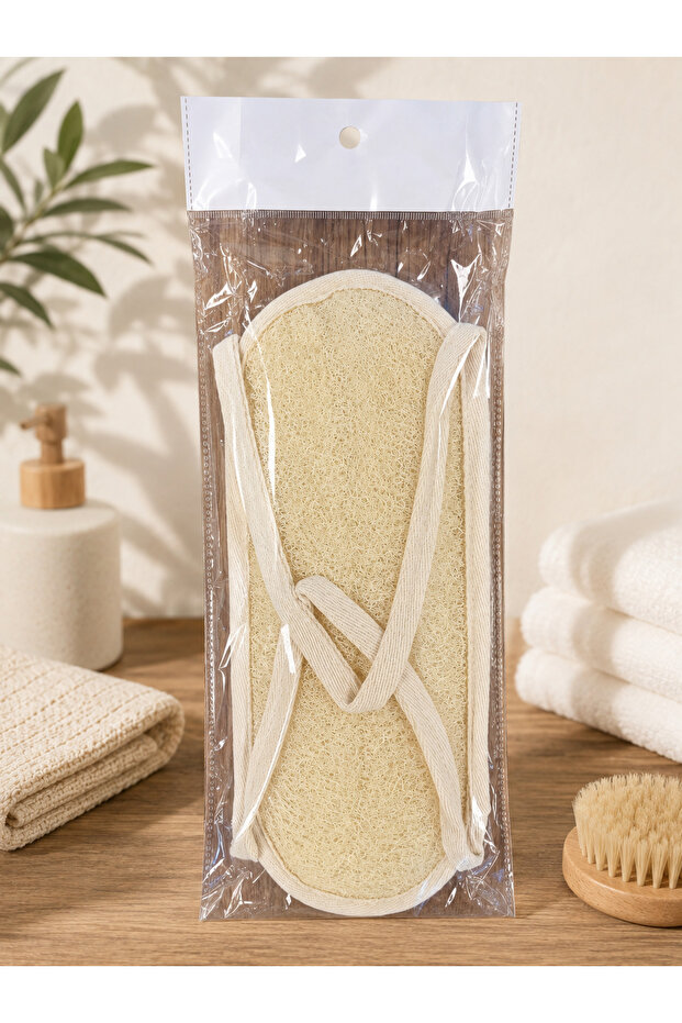 Pumpkin Fiber Back Bath Scrubber