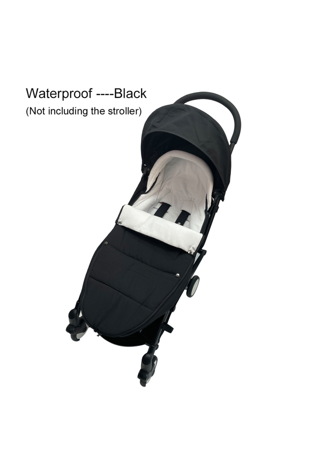 Waterproof black Universaln Stroller Footmuff Compatible with all YOYO Strollers and Bugaboo strolle