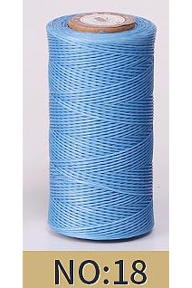 18 Leather Craft DIY Project 150D Leather Sewing Polyester Flat Wax String Diameter 0.8mm 50 Meters