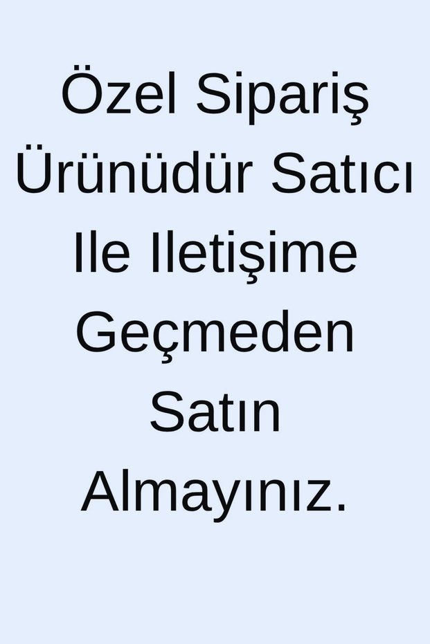 Ürün Özel Sipariş