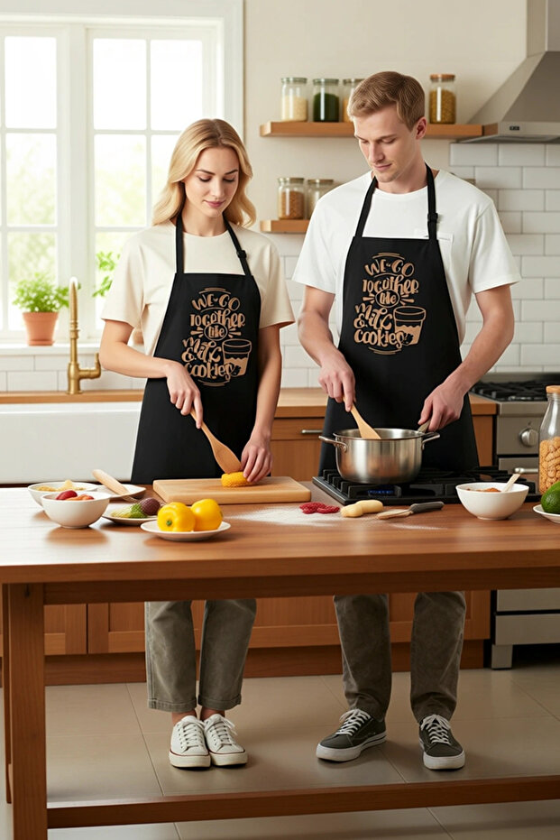 Women's Unisex Kitchen Chef Apron Retro Design Printed Comfortable Cut Suitable for Daily Use Modern