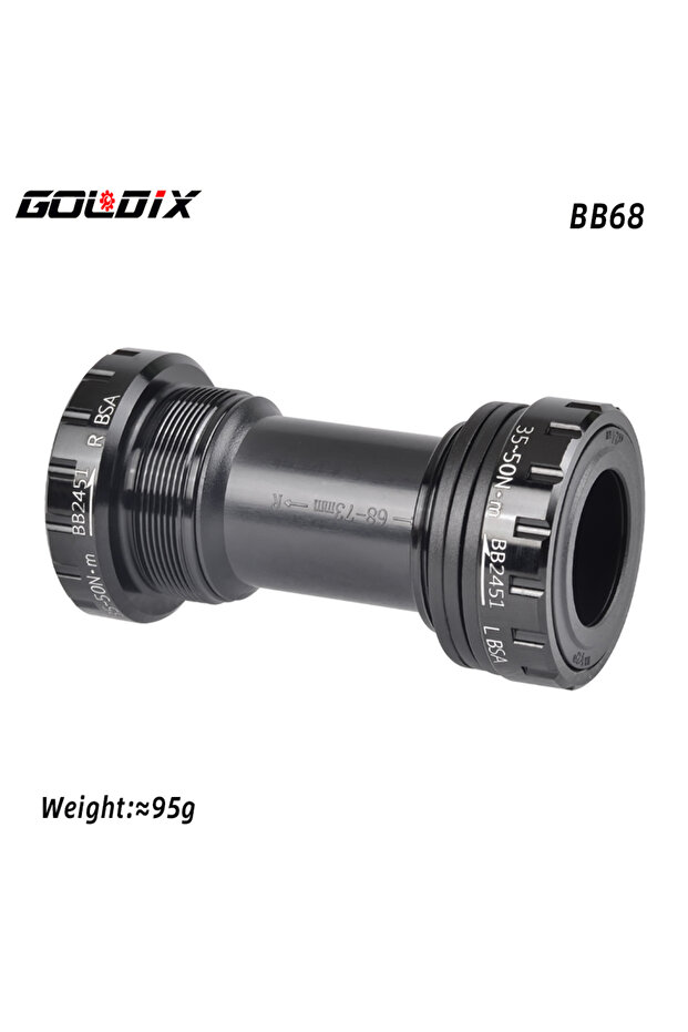 BB68 GOLDIX BB68/BB92 Bicycle Bottom Brackets Adapter Crank 1.37/24mm for MTB Road Bike Push Bottom