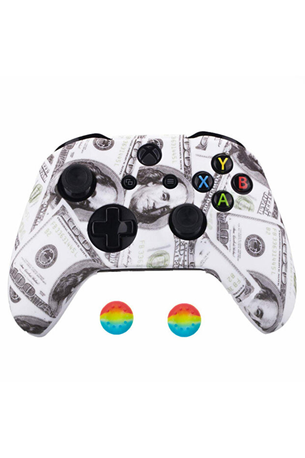 Q 1PCS Camouflage Silicone Protective Skin Case Rubber Sleeve Cover Thumb Stick Grips for Xbox One C