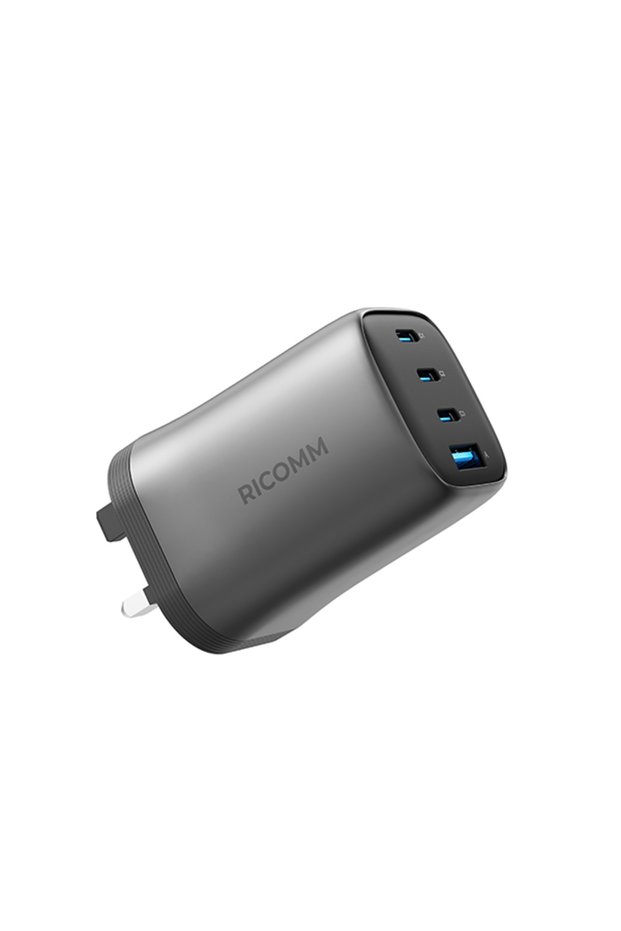 100W GaN Fast Charger 3 USB-C + 1 USB-A 4-Port Wall Charger with PD 3.1 PPS & QC Fast Charging Adapter for MacBook Pro/Air iPhone 17/16 Samsung Galaxy Z S26 Series iPad Huawei Honor Oppo & More