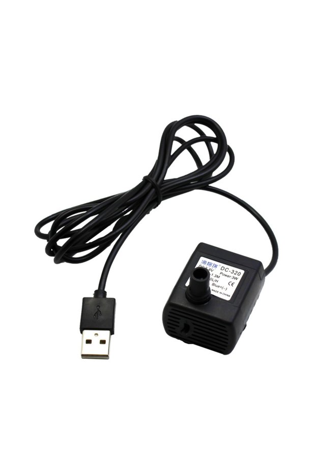 black 500L-H 3W 500L/H Mini USB Water Pump DC 5V USB Micro Submersible Pumps Pet Water Dispenser for